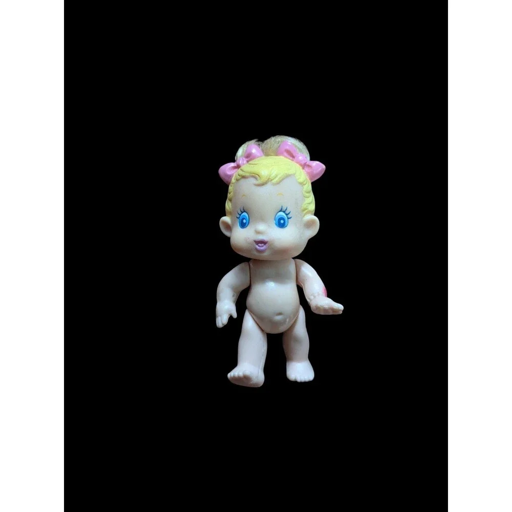 Vintage 1994 Kenner Baby Buddies Blonde Hair Doll Poseable 2.5